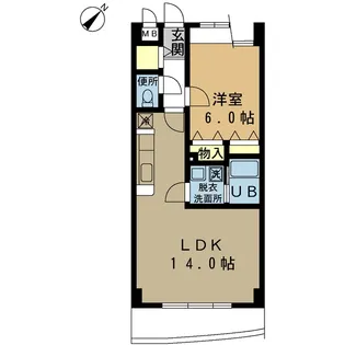 ブルック【2階】の間取り