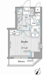 ガーラ・シティ渋谷幡ヶ谷【5階】の間取り