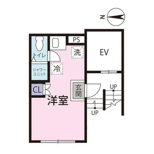 ソナーレフォレスタ馬込【1階】の間取り
