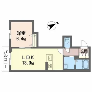 ヴィーエ【2階】の間取り