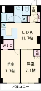 桜台サンライトマンション【2階】の間取り