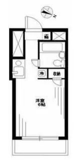 スカイコート品川第2【1階】の間取り