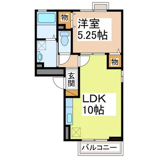 ヴォーン八代【3階】の間取り