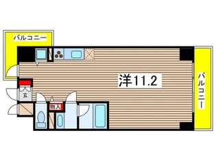 ウィルテラス千葉中央【10階】の間取り