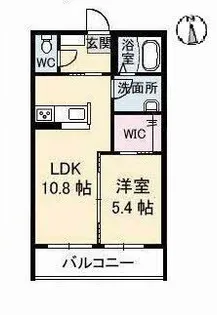 GRANTAGE下関【2階】の間取り