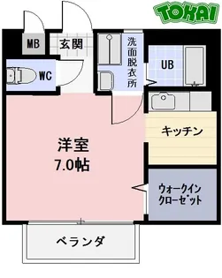 エスポワール【2階】の間取り