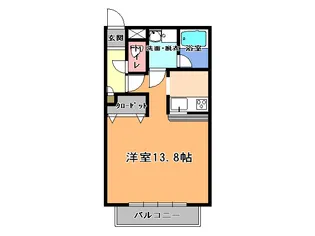 コンフォルトH【2階】の間取り