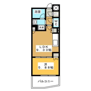 ラ・ヴィータ葵(La Vita Aoi)【2階】の間取り