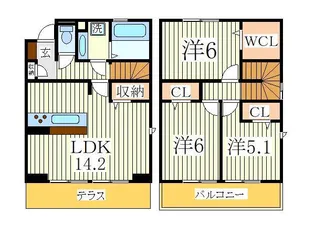 セレシア D棟の間取り