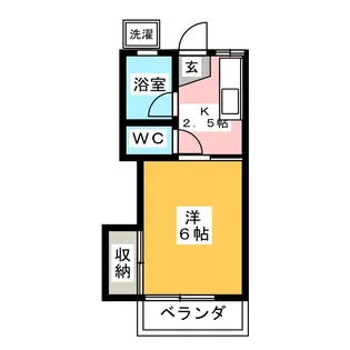 コーポ北原II【1階】の間取り