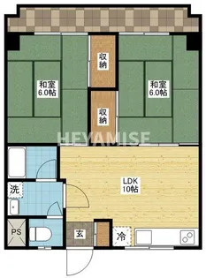丸幸ビル【2階】の間取り