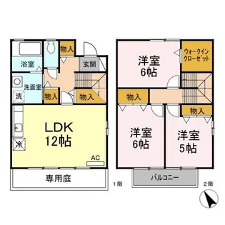 プレミールメゾン B棟【1階】の間取り