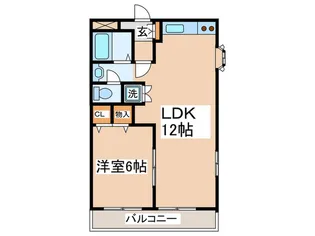 サンセットヒルズ2【4階】の間取り