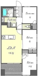 プレシス日本橋三越前Mimuro【6階】の間取り