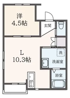 Girasole NAKAMACHI【2階】の間取り