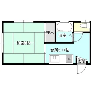 スターハイツ北斗【2階】の間取り