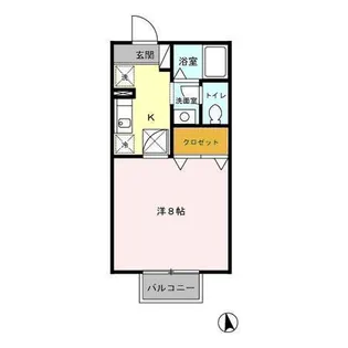 セジュールピジョン【1階】の間取り