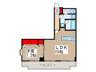 シャトー・ソレイユ【3階】の間取り