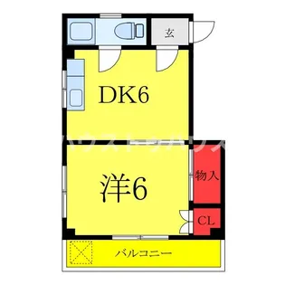 武藤マンション【2階】の間取り