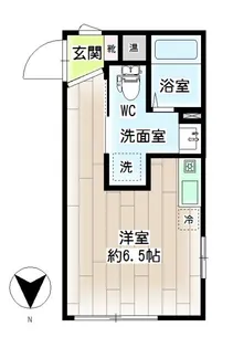 リチェンシア横浜三ツ沢下町【1階】の間取り