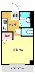 エスポワール元住吉【1階】の間取り