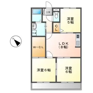 レジデンス善【1階】の間取り