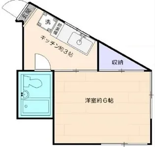 池尻フラワーハウス【2階】の間取り