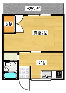 マンション紫光【1階】の間取り