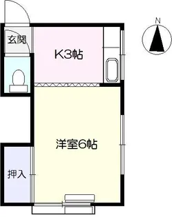 北都館【2階】の間取り