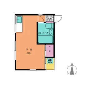 上村ハイツ【1階】の間取り