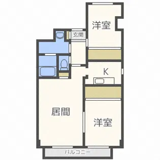 コンフォース杜【4階】の間取り