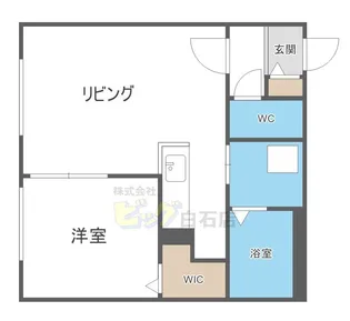 ASTER SHIROISHI【4階】の間取り