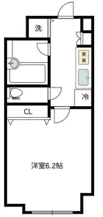 パレステュディオドルチェ日本橋イースト【4階】の間取り