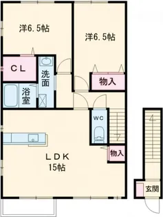 コンフォート大島IV B【2階】の間取り
