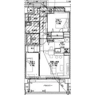 プレスティア藤が丘【5階】の間取り