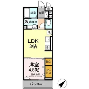 プランドールエヌ 2【3階】の間取り