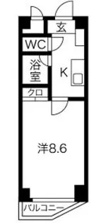 ア・サンテYTM【3階】の間取り