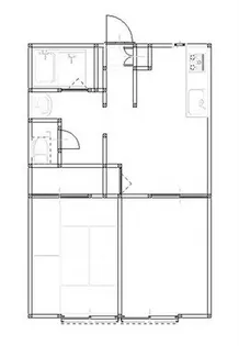 ライトハウス自由ヶ丘B【2階】の間取り