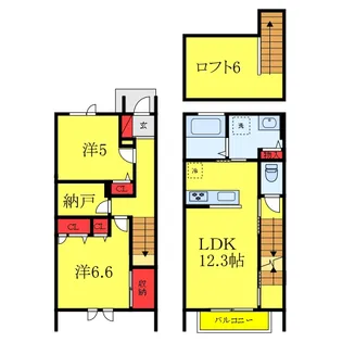 プリムヒルズの間取り