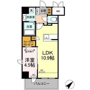 N-FLAT matsuyama【4階】の間取り