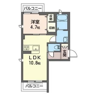 プレジール【2階】の間取り