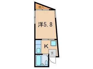 磯コ-ポ【2階】の間取り