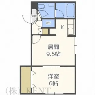 オルセー北2条【1階】の間取り