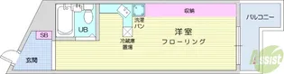 ラ・パルフェ・ド国見【1階】の間取り