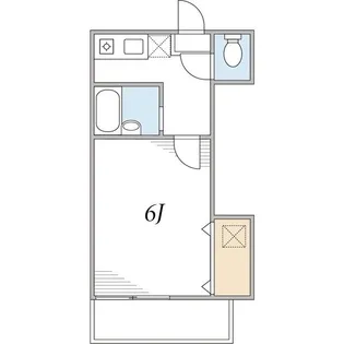 ポルトボヌール山手【2階】の間取り
