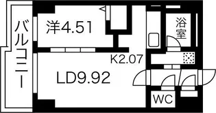 ZOLEE(ゾリー)【2階】の間取り