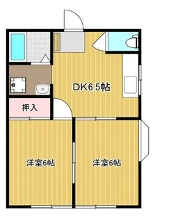 シティハイムれんげ【1階】の間取り