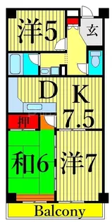 リヴィエールレジョン【3階】の間取り
