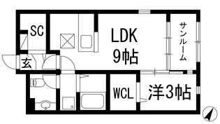 エテルノ桜台【2階】の間取り