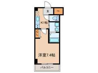 エイチツー西明石【4階】の間取り